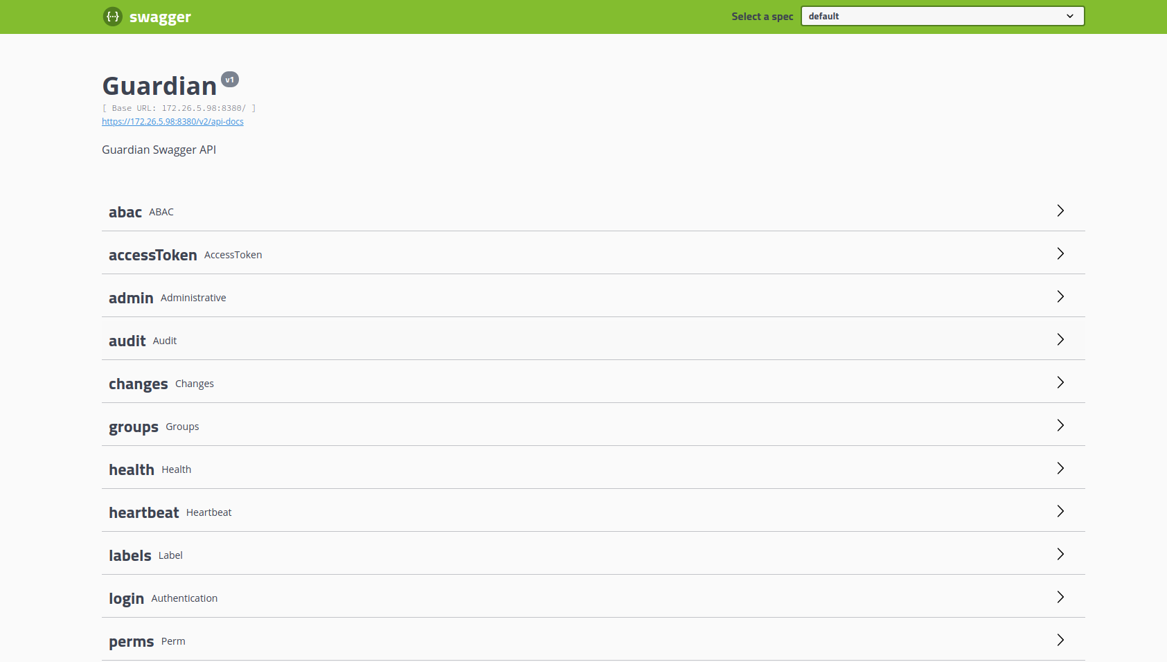 swagger ui